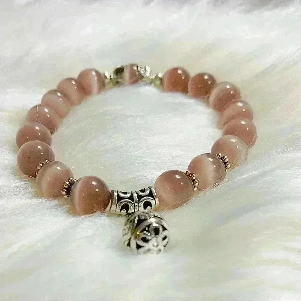 Purple Quartz Handmade Crystal Bracelet